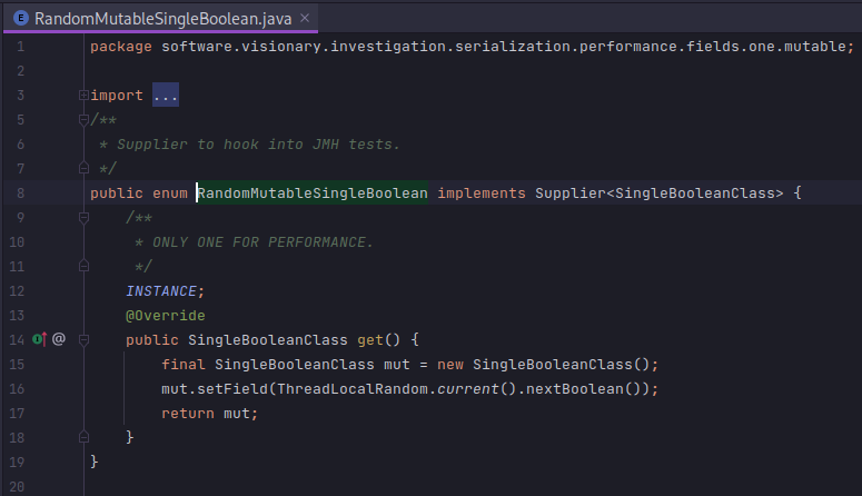 code for RandomMutableSingleBoolean.java